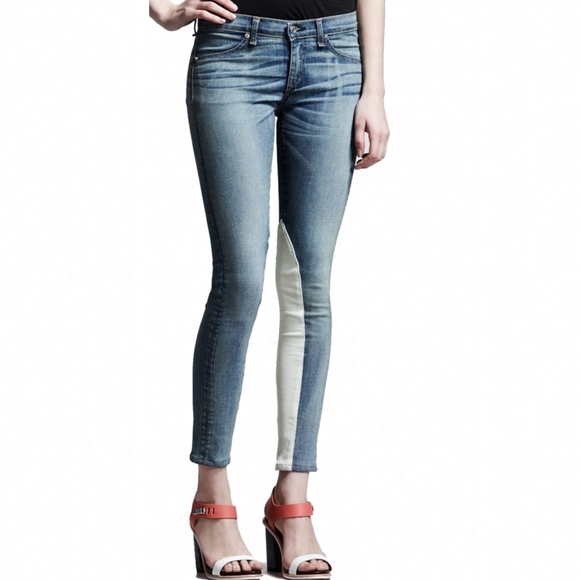 RAG & bone jean Jodhpur Legging Perforated Leather - Picture 3 of 11